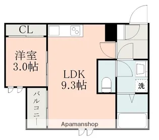 GRANDTIC武蔵塚【1階】の間取り