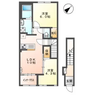 フォレストガーデン【2階】の間取り