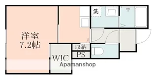 シャイン大津【105号室】の間取り