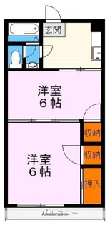 西原スカイハイツ飛鳥【3階】の間取り