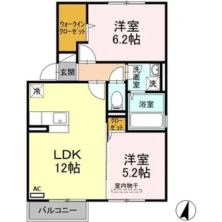 グリーンコート【2階】の間取り