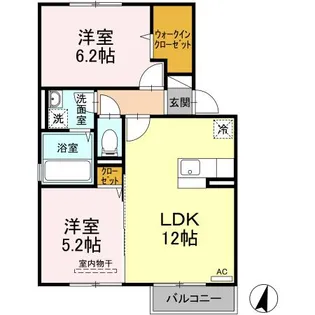 グリーンコート【2階】の間取り