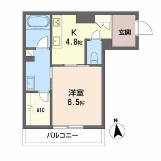 グランメゾン天神【1階】の間取り