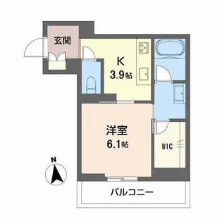 グランメゾン天神【2階】の間取り