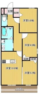 MAISON DE K Ⅱ【1階】の間取り