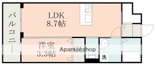 ラ・シック嘉島Ⅳ【1階】の間取り