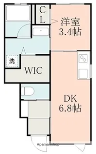 PURITY長嶺南【1階】の間取り