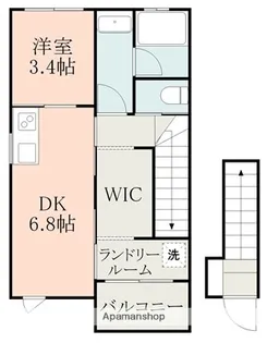 PURITY長嶺南【2階】の間取り