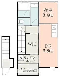 PURITY長嶺南【2階】の間取り