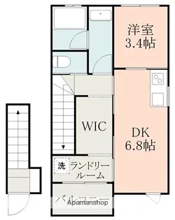 PURITY長嶺南【2階】の間取り