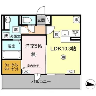 コートドール7【1階】の間取り