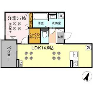 LUMINA(ルミナ) I棟【2階】の間取り