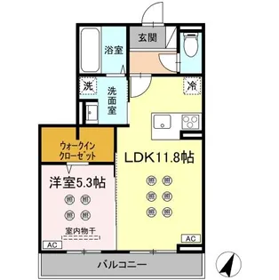 LUMINA(ルミナ) II棟【2階】の間取り