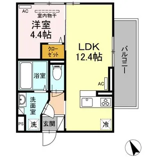 グレンディールIII【2階】の間取り