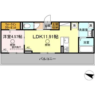 ビブロスポンテII【2階】の間取り