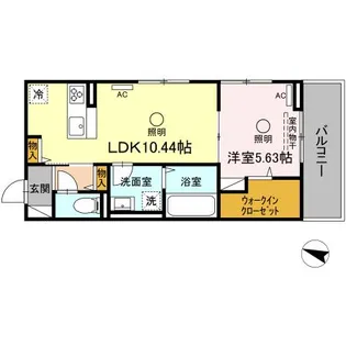 ビブロスポンテII【2階】の間取り