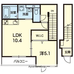 VIENTO大津杉水【2階】の間取り