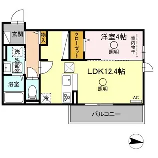 TSコート大津【1階】の間取り