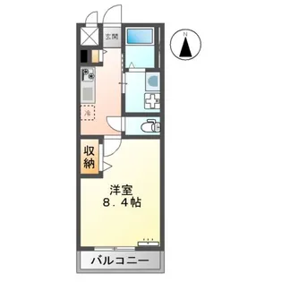 STEINFELDⅠ【208号室】の間取り
