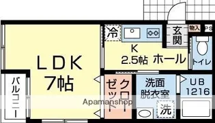 CALME【1階】の間取り