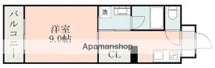 アランコート【4階】の間取り