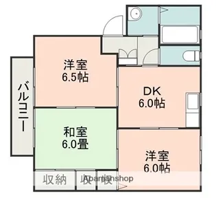 中江ハイツ【1階】の間取り