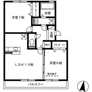 エスペラール【3階】の間取り