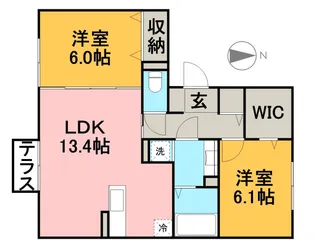 ネオグランデ【2階】の間取り