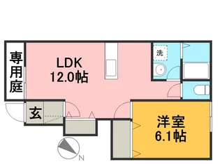 DIMOAHOUSE.K【103号室】の間取り
