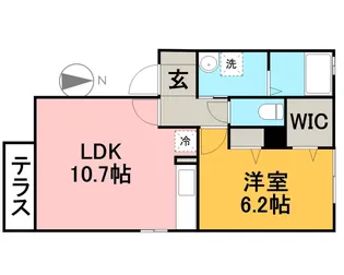 グリーンパークⅡ光の森 B棟【2階】の間取り