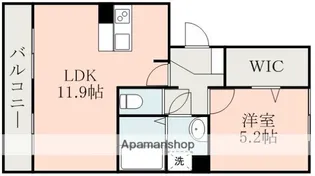タウンフォートⅠB棟【2階】の間取り