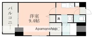 上通パレス草人木【7階】の間取り