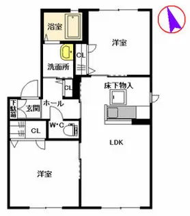 ソフィア梶尾 A棟【1階】の間取り