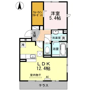 アンドリア【1階】の間取り
