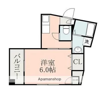 ヴィサージュ大江2【4階】の間取り