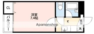 サングラッド黒髪【202号室】の間取り