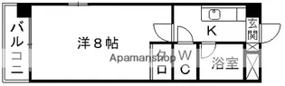 アビテ水前寺【5階】の間取り