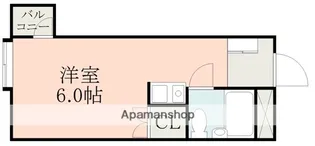 アニバーサリー九品寺【4階】の間取り
