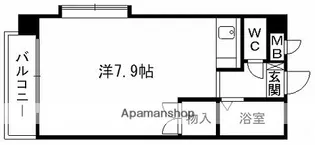インターフェイスビル【4階】の間取り