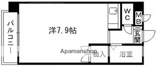 インターフェイスビル【4階】の間取り