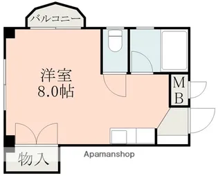 ヴィル・ヌーブ21【4階】の間取り