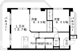 グランフォルテ【1階】の間取り
