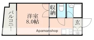 ゴールデン東海【4階】の間取り