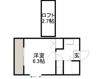 マーカス帯山【1階】の間取り