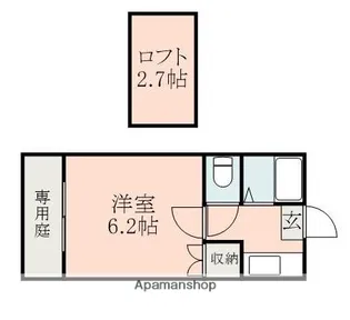 マーカス帯山【1階】の間取り
