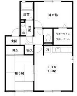 グランドール楠 A棟【1階】の間取り