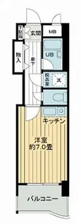 ライオンズマンション熊本中央【1006号室】の間取り
