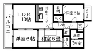 ベネッセ米野【2階】の間取り