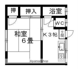 井上アパート【102号室】の間取り