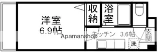 コート新屋敷【6階】の間取り